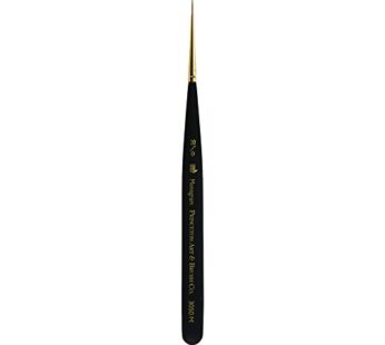 Princeton Mini-Detailer Paintbrush, Size 20/0 inch, Black