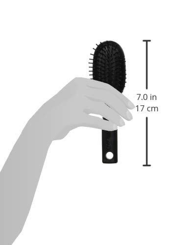 Goody Mini Cushion Hair Brush - Oval Travel Hairbrush for All Hair Types, Tangles Knots Wi - Image 6