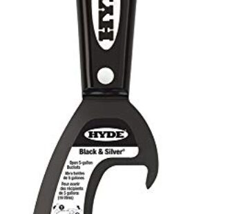 HYDE 02996 Opener, for Use with Removing Plastic 5 Gal Bucket Lids and Pail Tops, 3″, Blac