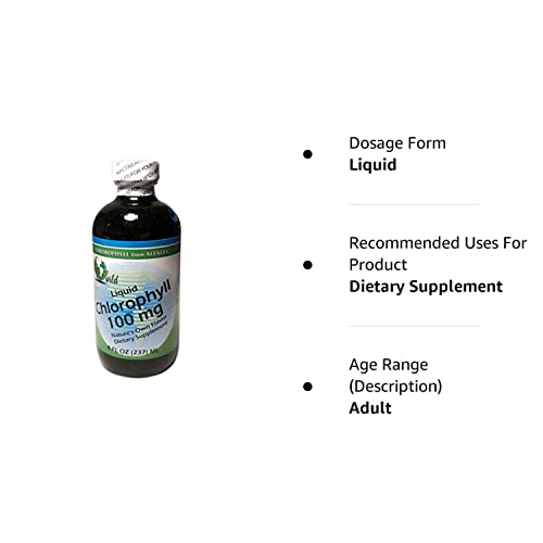 World Organic - Chlorophyll Liquid 100mg, 8 oz liquid - Image 4