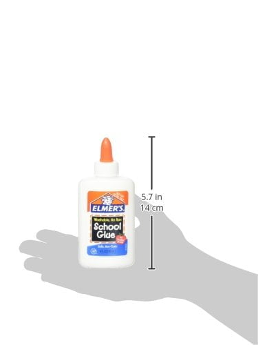 Elmer's Washable No Run School Glue, 4 Ounces, White and Dries Clear - Image 2