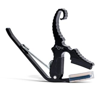 Kyser Short-Cut Partial Guitar Capo, 3-string, DADGAD, Black, KG3B