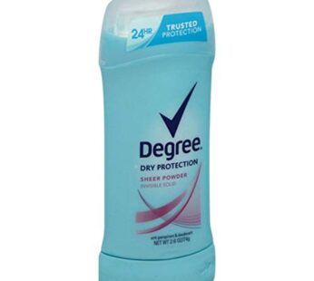 Degree Sheer Powder Antiperspirant Deodorant Stick, 2.6 oz