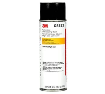 3M Rubberized Undercoating Aerosol Spray, 08883, 19.7 oz, Textured Finish, Anti-Corrosive,