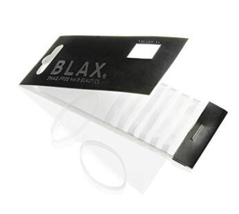 Blax Snag-Free Hair Elastics Pack of 8 Transparent Hair Elastics