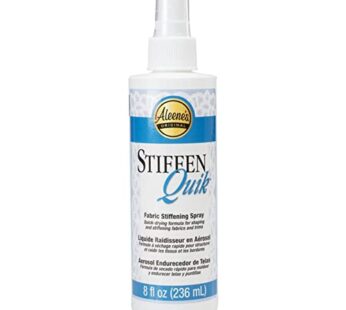 Aleene’s 15581 Stiffen-Quick Fabric Stiffening Spray 8oz,Original Version