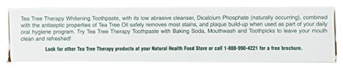Tea Tree Therapy Natural Whitening Toothpaste, 3 Ounce - Image 3