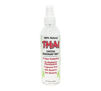 THAI Natural Crystal Deodorant Mist Spray, 8 Ounce (Pack of 1)