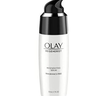 Olay Face Moisturizer, Regenerist Fragrance Free Light Gel Regenerating Serum, 1.7 fl oz