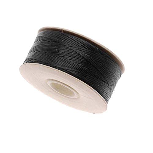 NYMO Nylon Beading Thread Size D for Delica Beads - Black 64 Yards (58 Meters) - Image 2