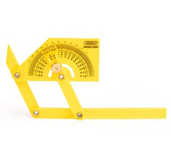 General Tools 29 Plastic Protractor and Angle Finder, Outside, Inside, Sloped Angles, 0? t