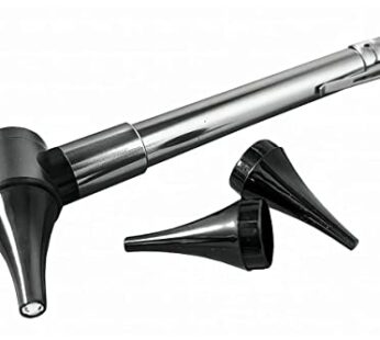 Third Generation Dr Mom Slimline Stainless LED Pocket Otoscope with Soft White Natural Hue