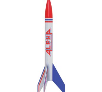 Estes-1225 Alpha Rocket, Each – White, Red and Blue