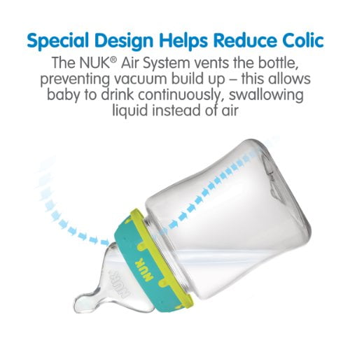 NUK Wide Neck Silicone Nipple, Fast Flow, Size 2, 2-Count (1 Package) - Image 2