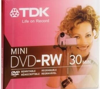 mini DVD-RW 1.4GB reWriteable