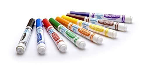 Crayola 8 Ct Broad Line Washable Markers, Assorted Colors, 656820 - Image 6
