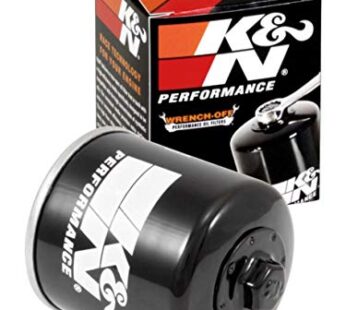 K&N Motorcycle Oil Filter: High Performance, Premium, Designed to be used with Synthetic o