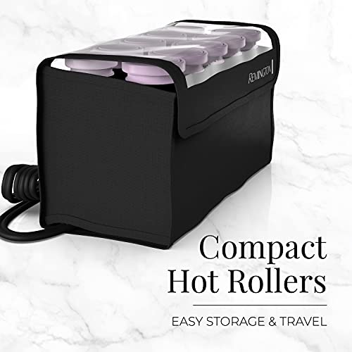 Remington Compact Ceramic Dual Voltage Hair Setter & Rollers, 1-1 ?" Purple/Black, 10 Piec - Image 3