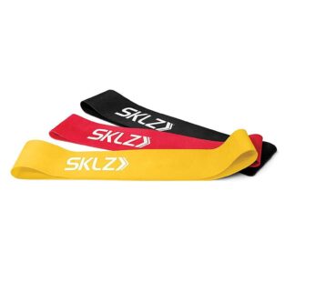 SKLZ SLKZ Mini Resistance Bands, Set of 3,Yellow