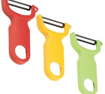 Kuhn Rikon Original Swiss Peeler 3-Pack Red/Green/Yellow