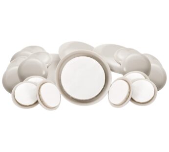 Super Sliders Round Table and Chair Self-Stick Furniture Sliders or Movers for Carpet to P