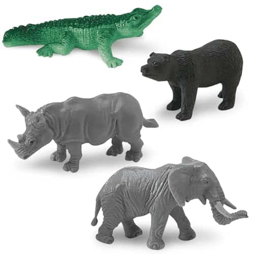Safari Ltd. Wild TOOB - 12 Mini Figurines: Giraffe, Bear, Tiger, Camel, Lion, Crocodile, G - Image 6