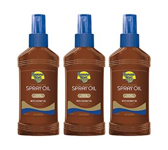 Banana Boat Deep Tanning Oil Pump Spray, 8oz | Dark Tanning Oil Spray, Contains No Sunscre