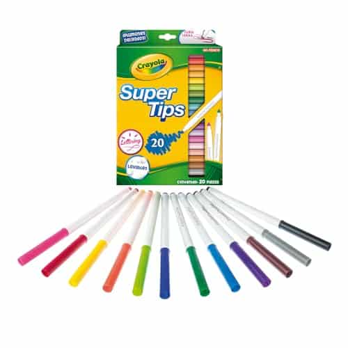 Crayola Super Tips Markers, Coloring Book Markers, 20 count - Image 3