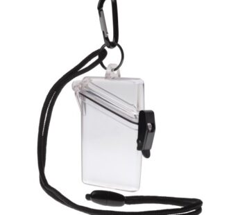 WITZ 00411-Clear See it Safe Waterproof ID/Badge Holder Case, Clear