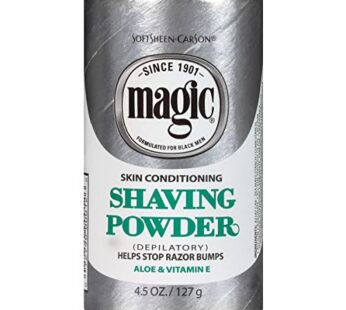 SoftSheen-Carson Magic Razorless Shaving for Men, Magic Skin Conditioning Shaving Powder,