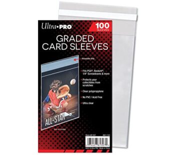 Ultra Pro – Graded Card Sleeves Resealable, Crystal Clear Premium Graded Trading Card Disp