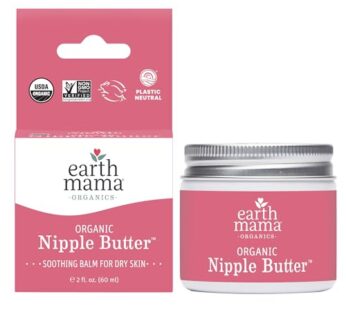 Organic Nipple Butter? Breastfeeding Cream by Earth Mama | Postpartum Essentials Safe for