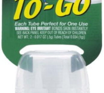 Krazy Glue KG58148INN Instant Glue To-Go Two Single-Use Tubes, .017-Ounce