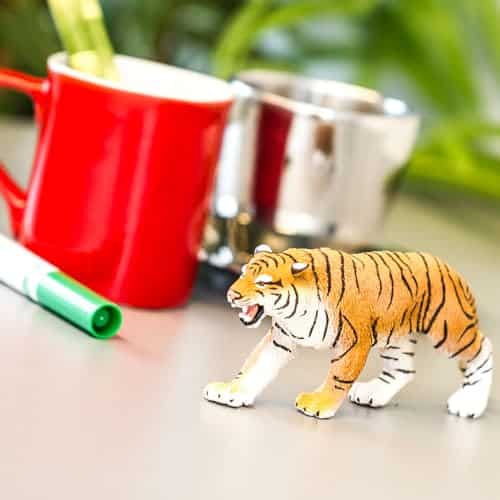 Safari Ltd. Bengal Tiger Toy Figurine - Realistic, Hand-Painted 6" Model Figure - Safe, Ed - Image 5