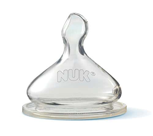 NUK Wide Neck Silicone Nipple, Fast Flow, Size 2, 2-Count (1 Package) - Image 5