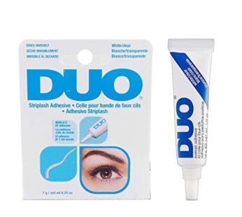 Duo Strip Lash Adhesive White/Clear, for Strip False Eyelash, 0.25 oz, 1-Pack