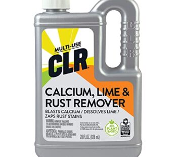 CLR Calcium, Lime & Rust Remover, Blasts Calcium, Dissolves Lime, Zaps Rust Stains, 28 Oun