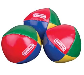 Duncan Juggling Balls – [Pack of 3] Multicolor, Vinyl Shells, Circus Balls with 4 Panel De