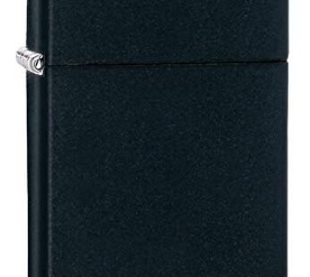 Zippo Slim Black Matte Pocket Lighter