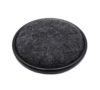 Shepherd Hardware 9092 2-1/2-Inch Carpet Base Furniture Cups, Brown, 4-Pack