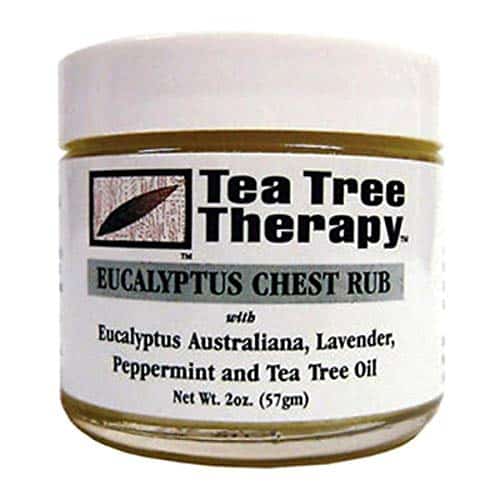 Tea Tree Therapy Eucalyptus Australian Chest Oil, Lavender Peppermint and Tea Tree, 2 Ounc