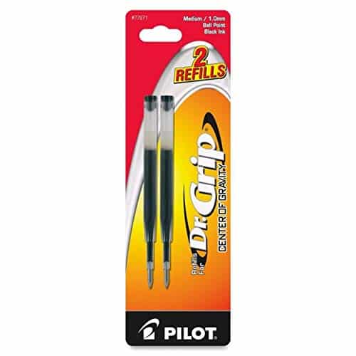 PILOT Dr. Grip Center of Gravity Ballpoint Ink Refill, Medium Point, Black Ink, 2-Pack (77 - Image 6