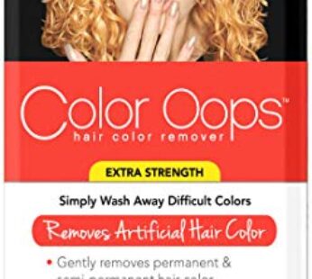 Color Oops Extra Strength Hair Color Remover, 1 Application, Hair Dye Remover Processes in