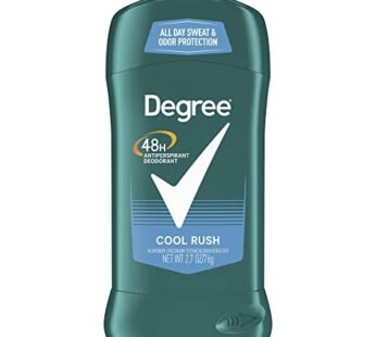 Degree Men Dry Protection Antiperspirant – Cool Rush – 2.7 oz – 2 pk – Packaging May Vary