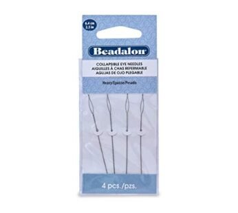 Artistic Wire Beadalon Collapsible Eye Needles 2.5-Inch Heavy 4 Pack (700H-100)