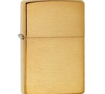 Zippo 168 Armor Brushed Brass Pocket Lighter