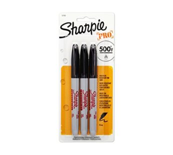 SHARPIE 13763PP Industrial Fine Point Permanent Marker, Withstand Up To 500F, Designed for