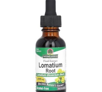Nature?s Answer Lomatium Root Extract Lomatium Dissectum – Natural Herbal Supplement – Glu