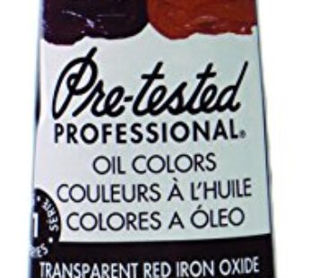 Grumbacher Pre-Tested Oil Paint, 37ml/1.25 Ounce, Transparent Red Iron Oxide (P215G)
