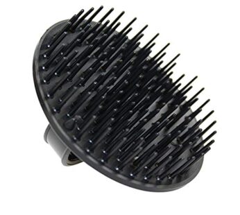 Jack Dean by Denman (Black) Scalp Massager and Detangling Hair Brush for Thick or Thin Hai